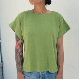 NWT Jungmaven Taos Top in Dark Matcha
